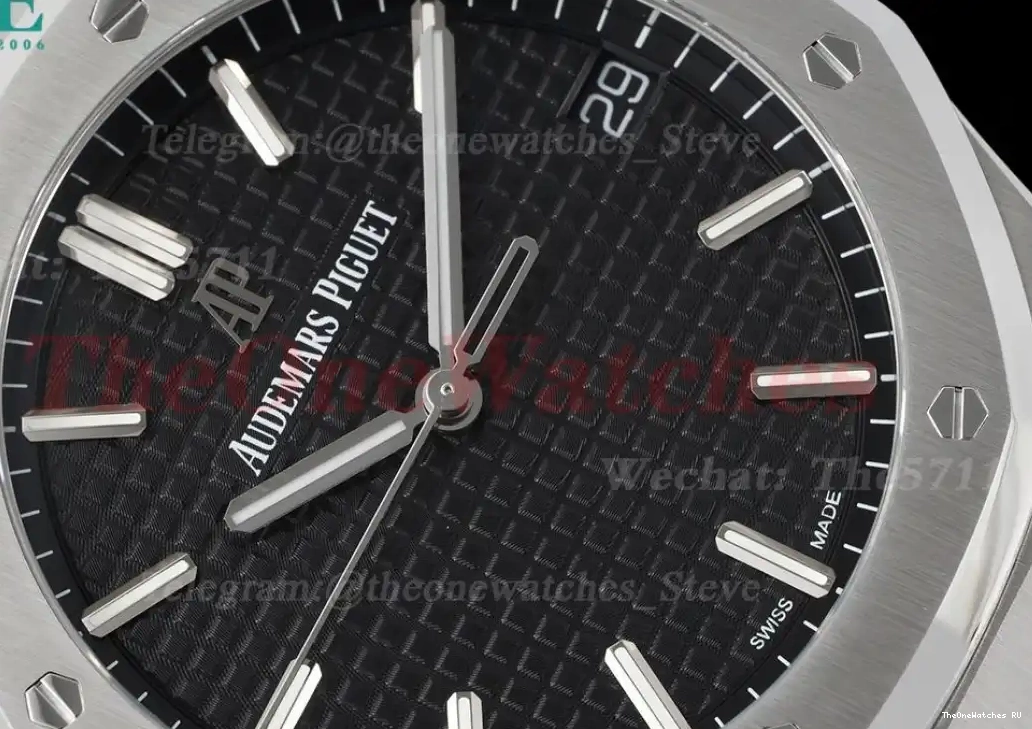SS ZF A4302 V3 SS Royal Black Clone 15500 Stk Oak 41mm Super 0608